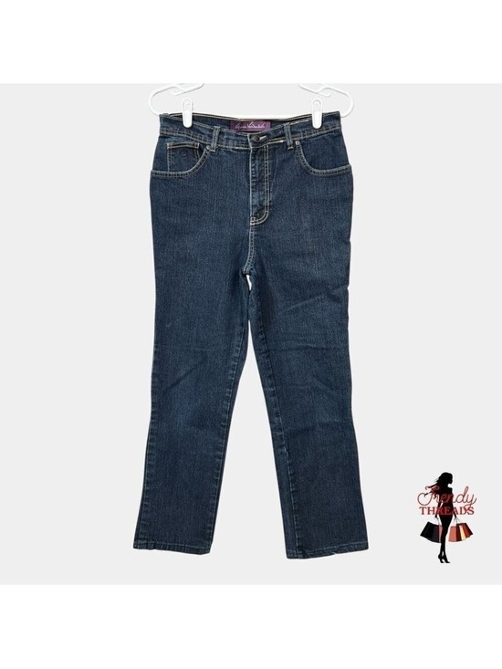 Gloria Vanderbilt Denim - 5/$25 ⭐️ Gloria V. 10 Amanda Dark Wash Jeans Pockets High Waisted Straight Leg